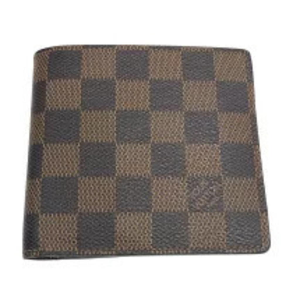 Louis Vuitton Portefeuille Marco Brown Damier Bi fold Wallet